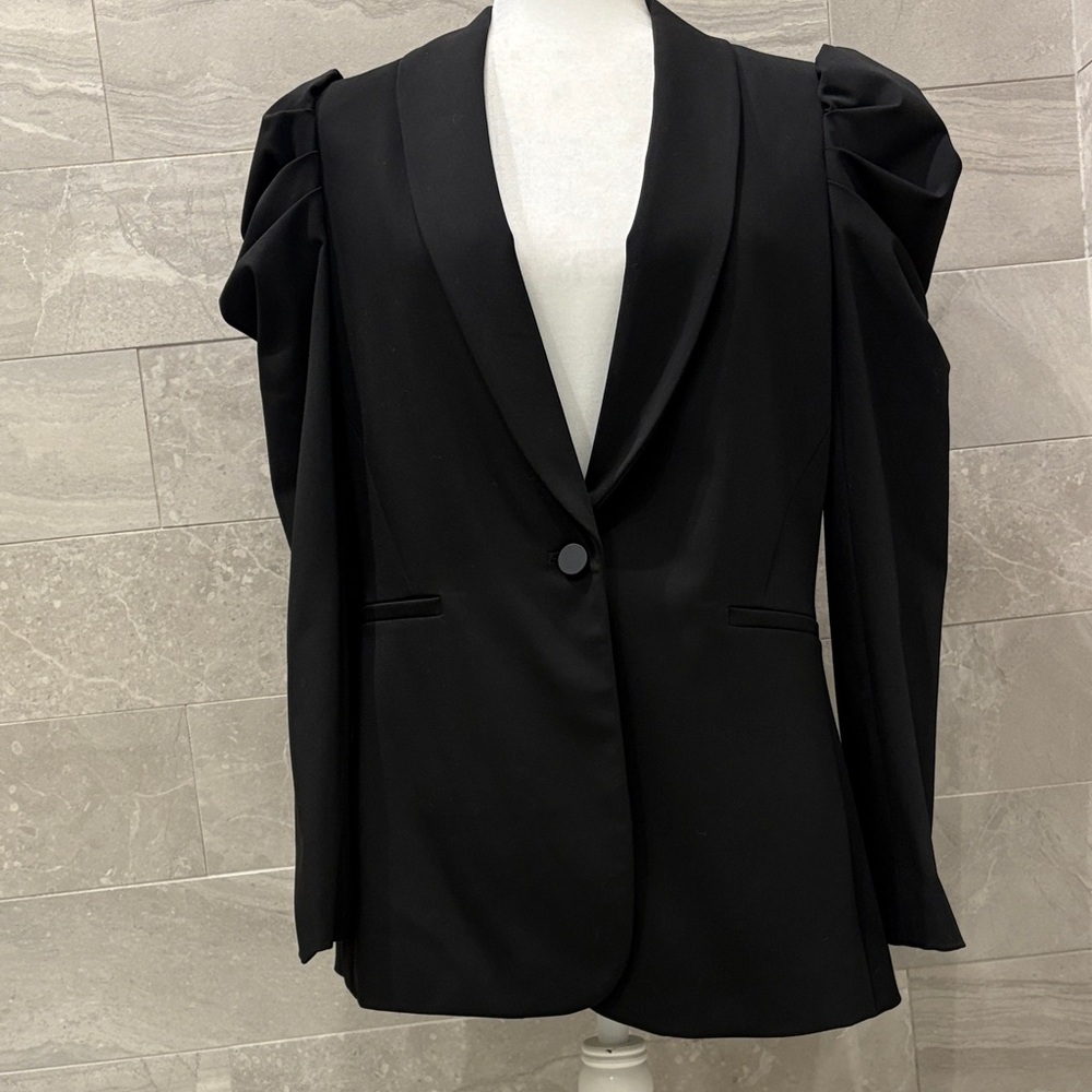 Alice + Olivia Elegant Black Women's Blazer Jacket 10